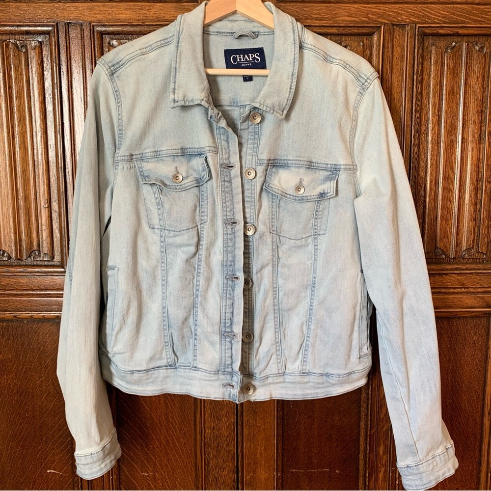 Chaps Classic Jean Jacket - Picture 4 of 7